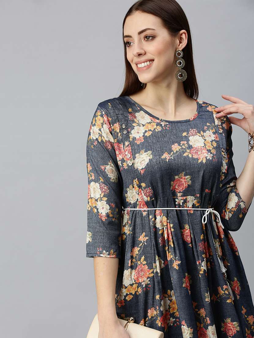 women's flared kurta - 18284946 -  Standard Image - 5