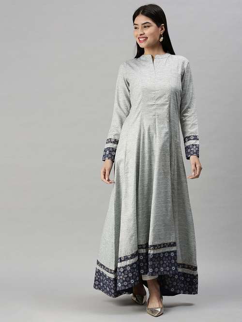 women's flared kurta - 18285003 -  Standard Image - 0