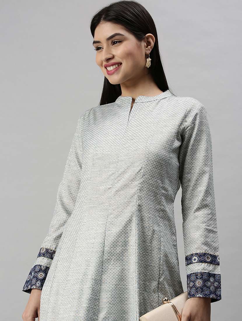 women's flared kurta - 18285003 -  Standard Image - 5