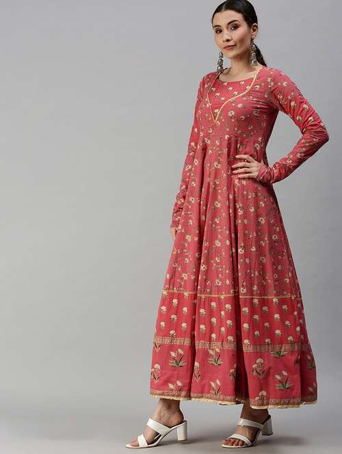 women's flared kurta - 18285018 -  Standard Image - 0