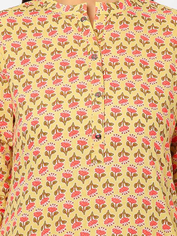 women's straight kurta - 18285373 - Standard Image - 3