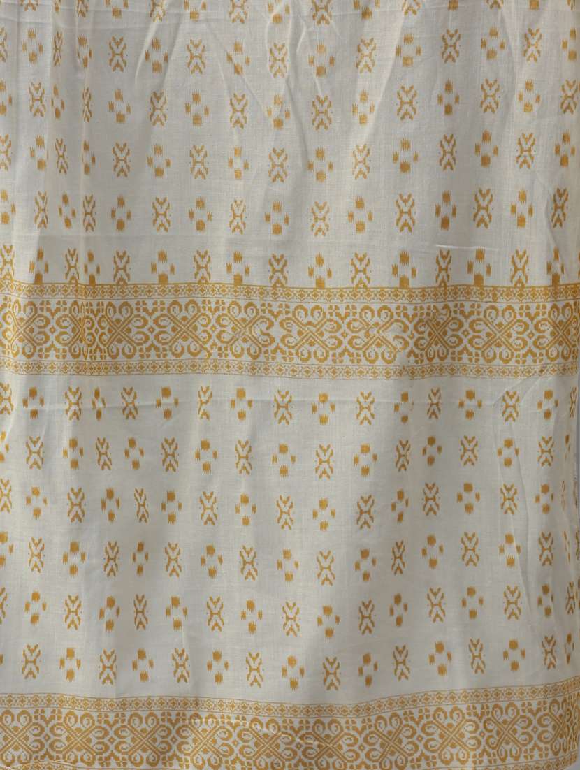 Yellow Cotton Blend Kurta Dupatta Set - 18285556 -  Standard Image - 5