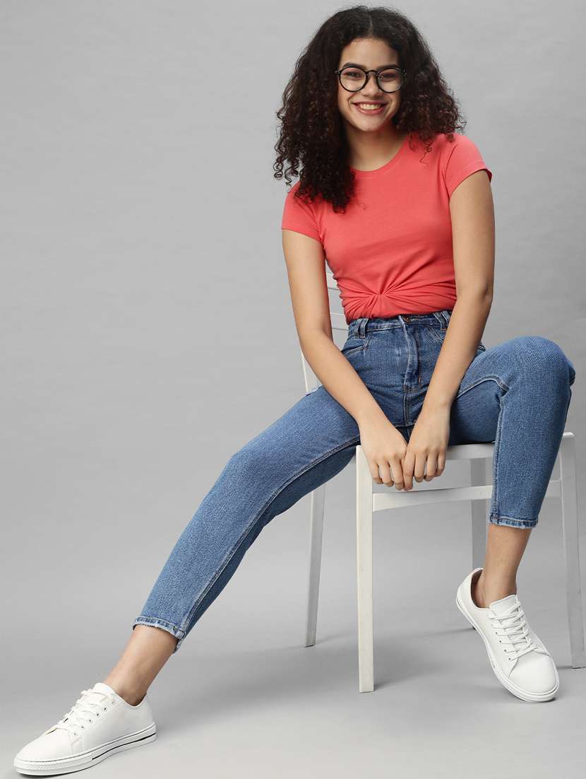 women's distress slim fit jeans - 18285657 -  Standard Image - 3