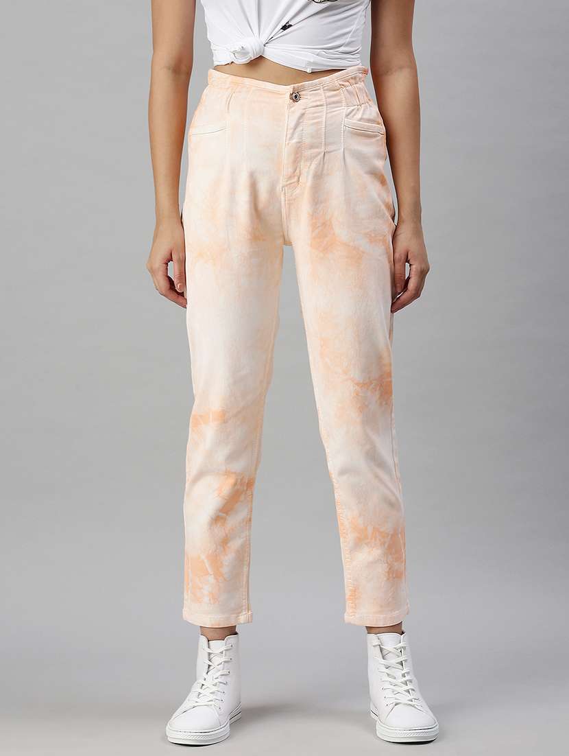 women's tie & dye slim fit jeans - 18285673 -  Zoom Image - 0