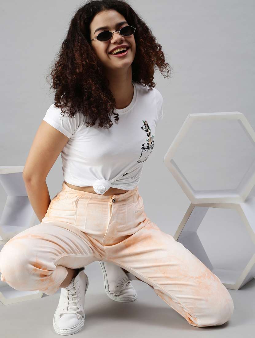 women's tie & dye slim fit jeans - 18285673 -  Standard Image - 3