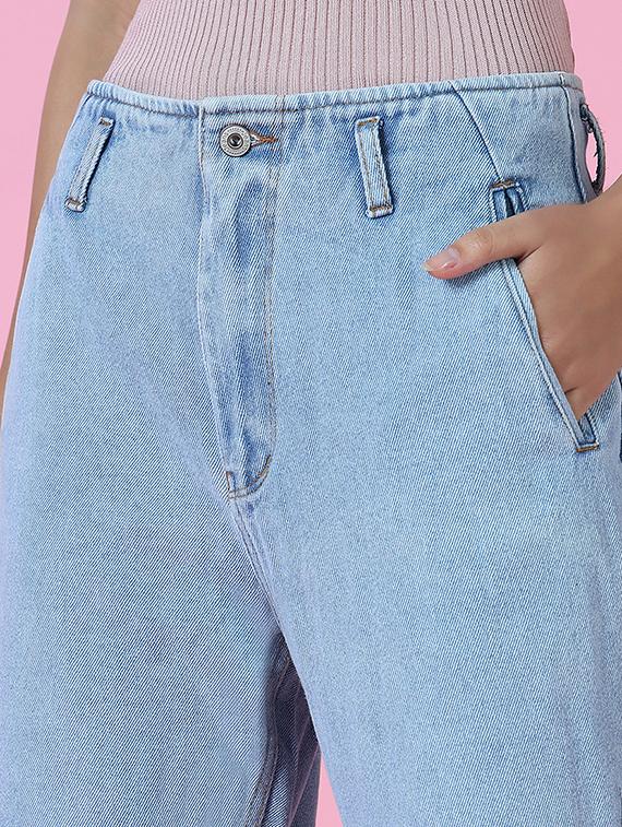 women's distress slim fit jeans - 18285682 - Standard Image - 5