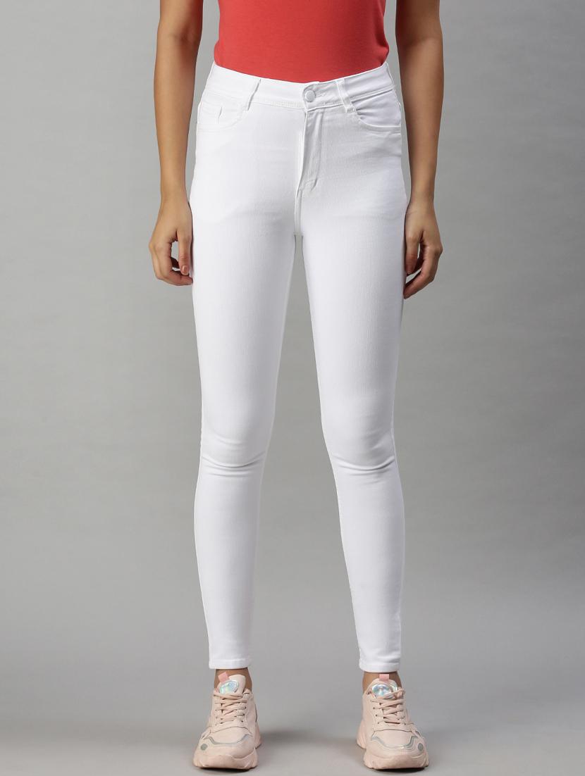high rise solid  jean - 18285690 -  Zoom Image - 0