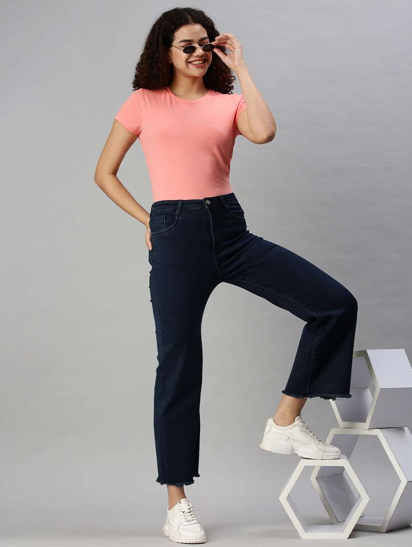 women's plain bootcut jeans - 18285700 -  Standard Image - 3