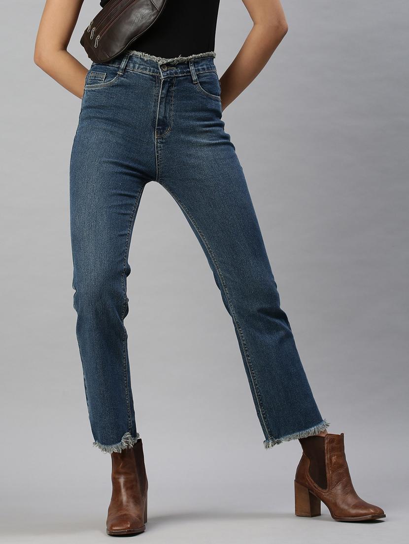 high rise stone washed denim jean - 18285703 - Standard Image - 3