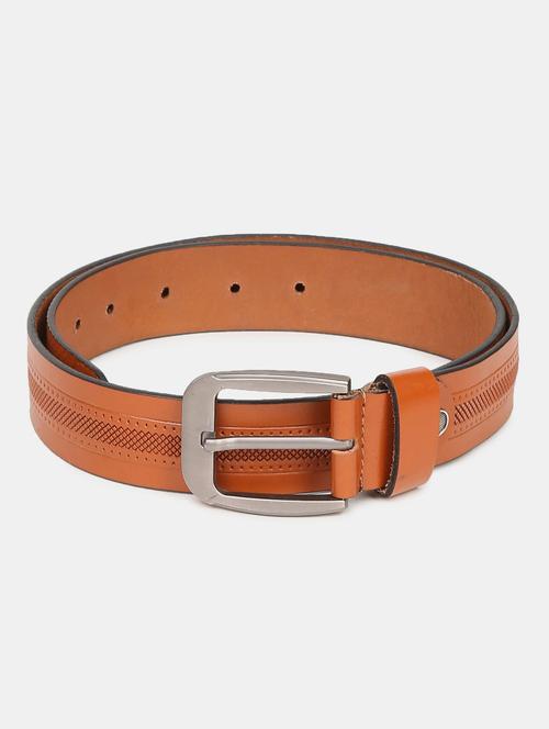 tan leather belt - 18286947 -  Standard Image - 0