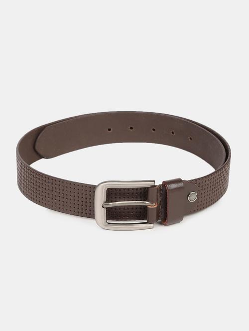 dark brown leatherette belt - 18286949 -  Standard Image - 0