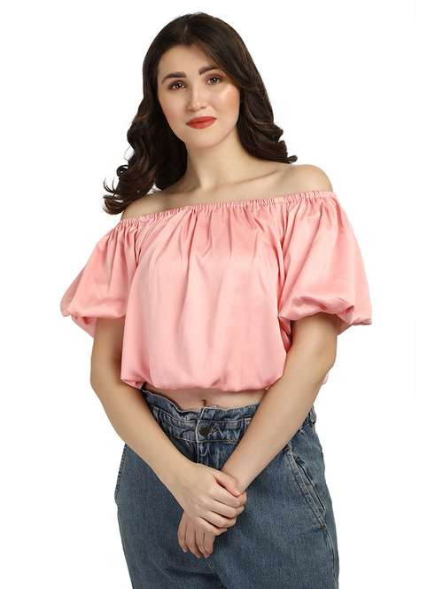 women's straight off shoulder top - 18286975 -  Standard Image - 0