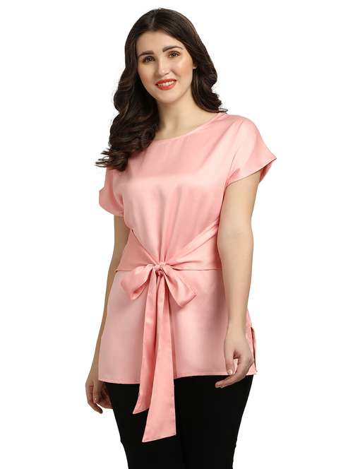 women's straight round neck top - 18286980 -  Standard Image - 0