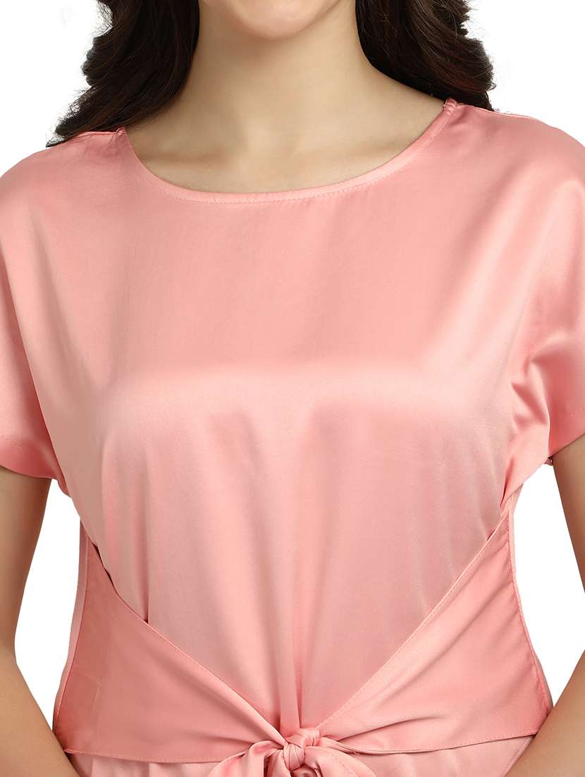 women's straight round neck top - 18286980 -  Standard Image - 5