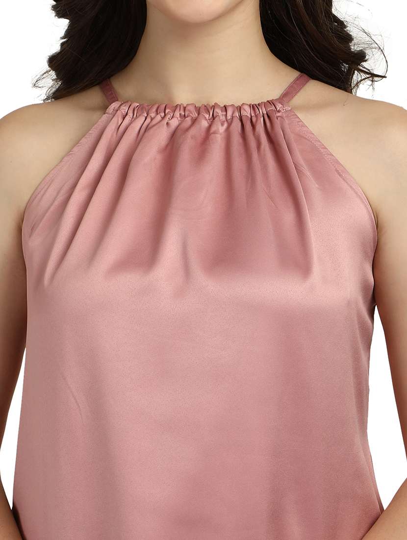 women's a line halter neck top - 18286982 -  Standard Image - 5