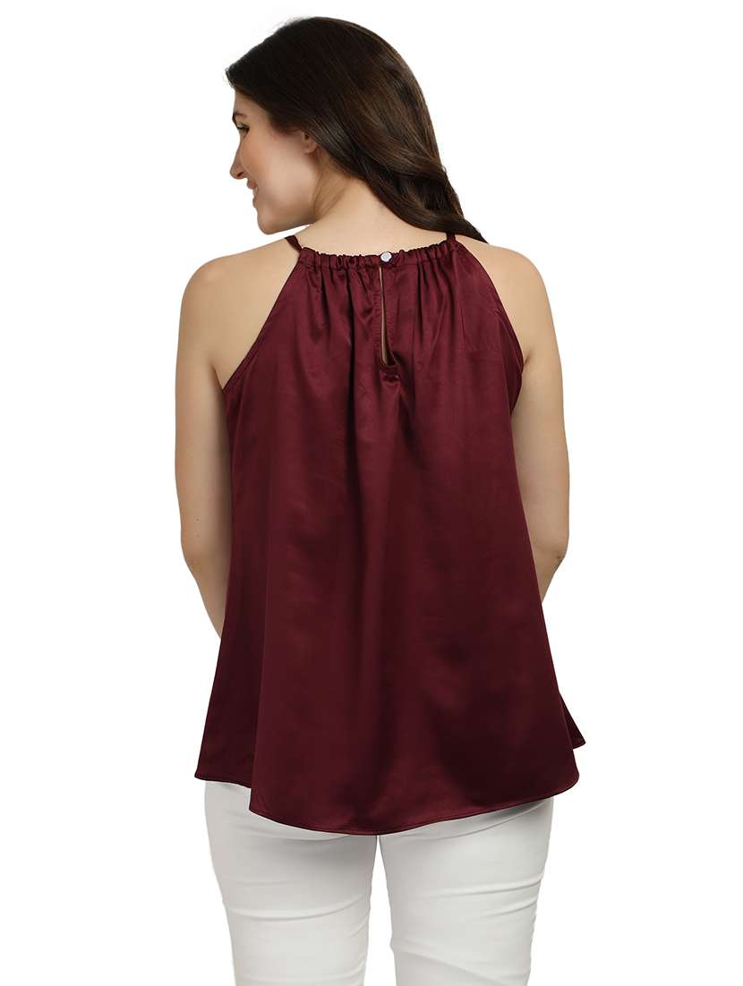 women's straight halter neck top - 18286984 -  Standard Image - 3