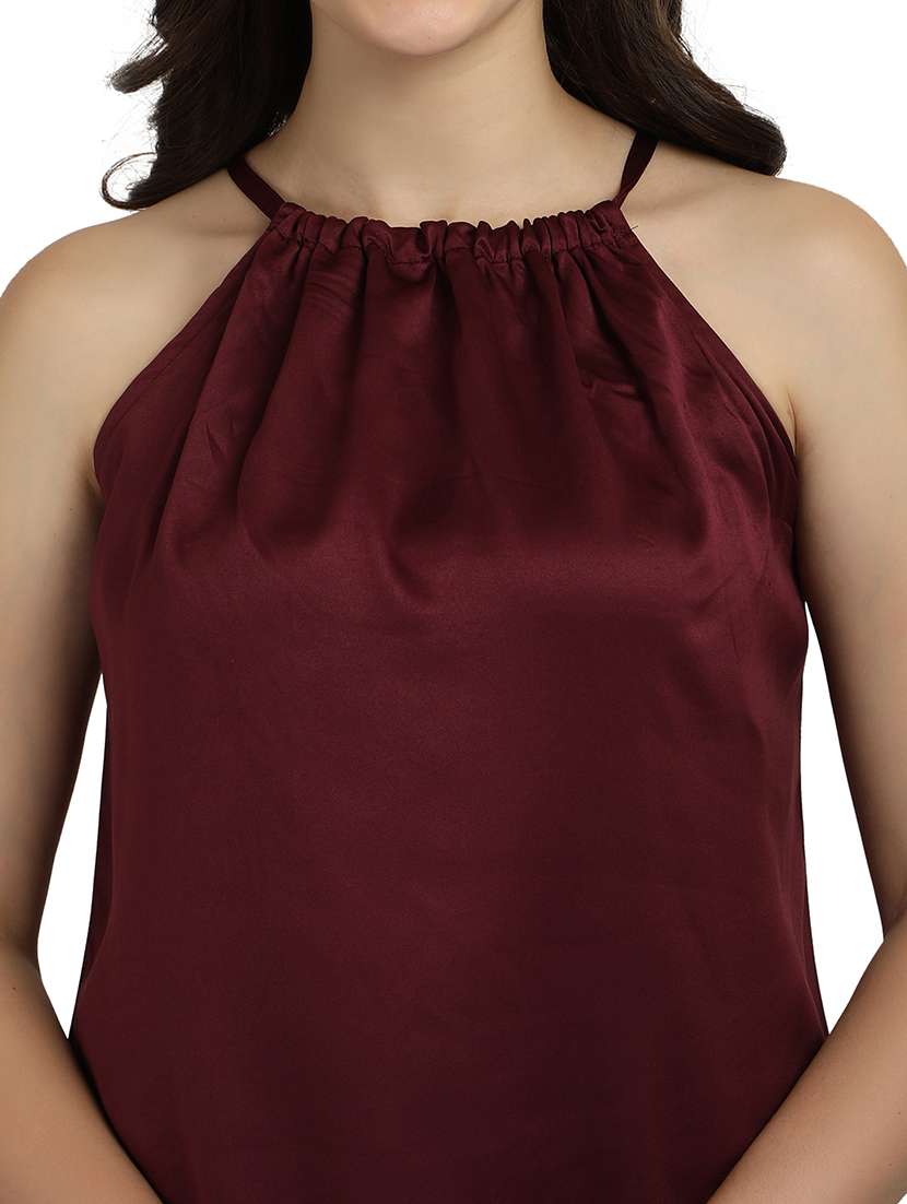 women's straight halter neck top - 18286984 -  Standard Image - 5