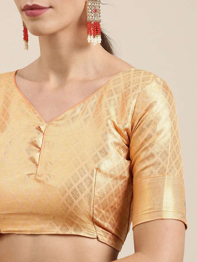 women's floral beige colored saree - 18287047 -  Standard Image - 3