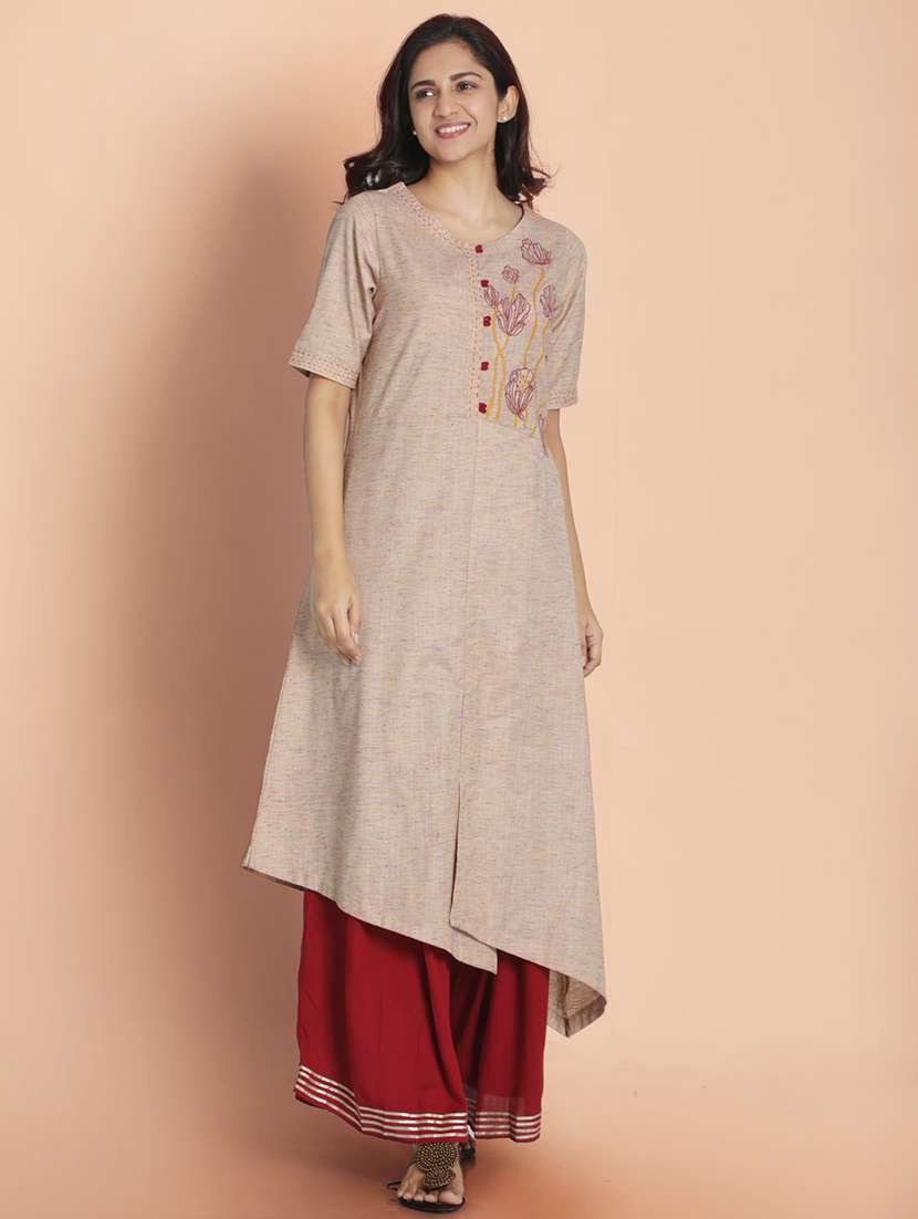 women's asymmetric kurta
