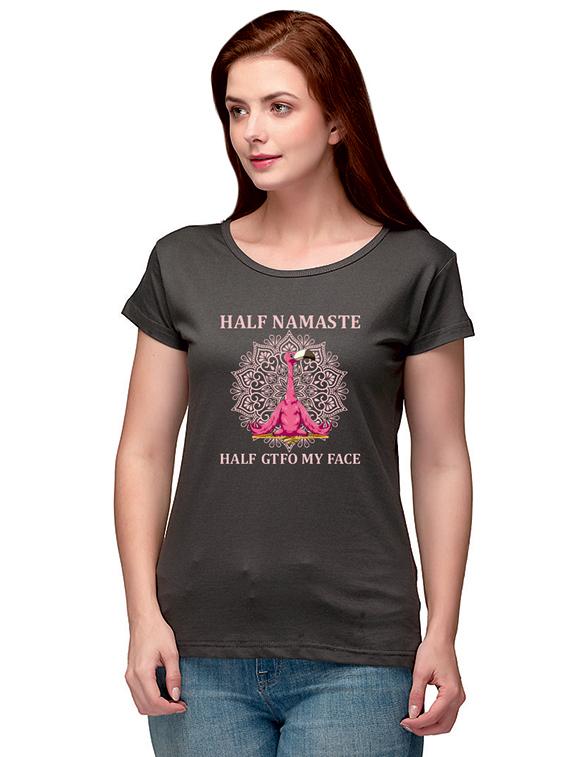 short-sleeved chest printed tee - 18287159 - Zoom Image - 0