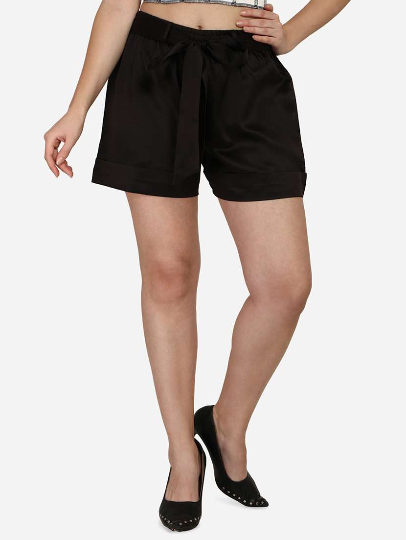 mid rise solid short - 18287585 -  Zoom Image - 0