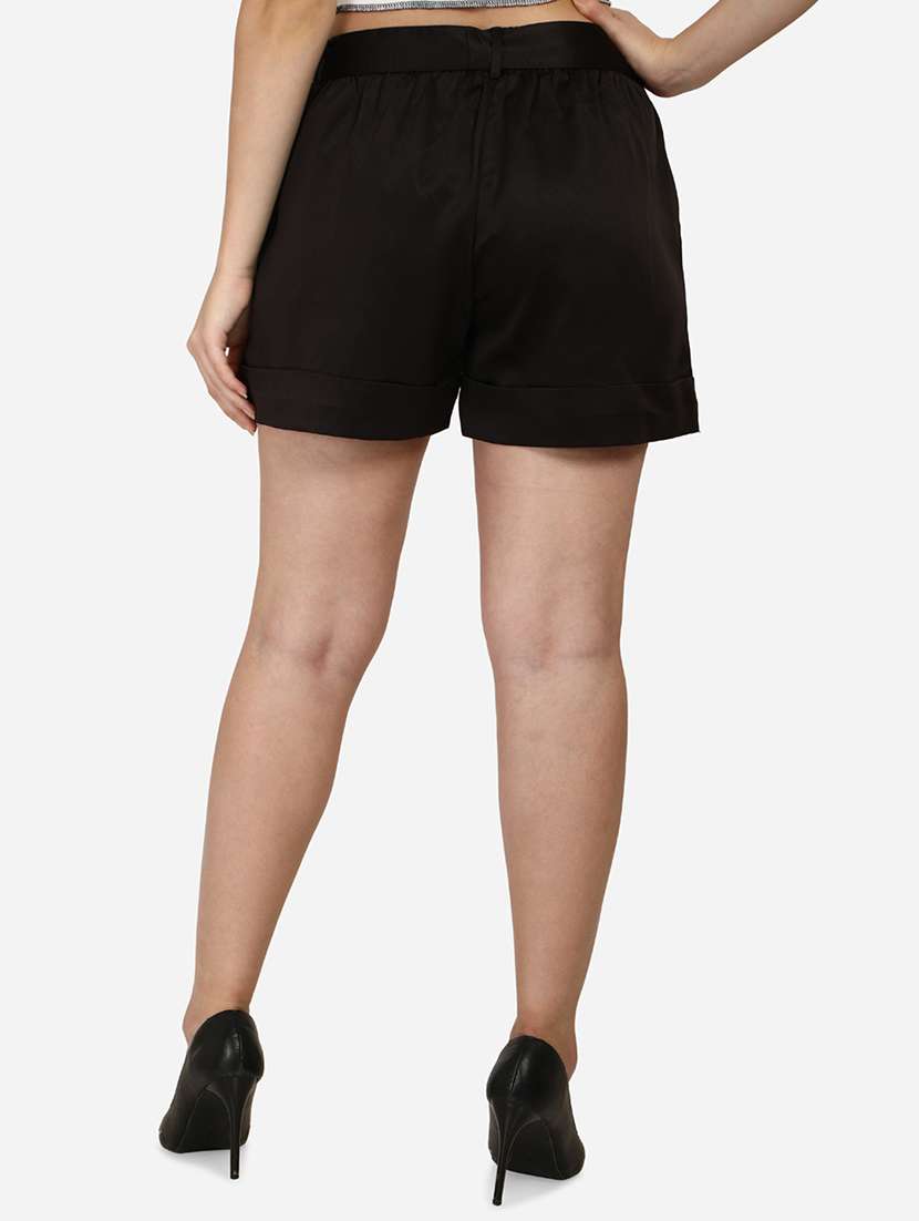mid rise solid short - 18287585 -  Standard Image - 3