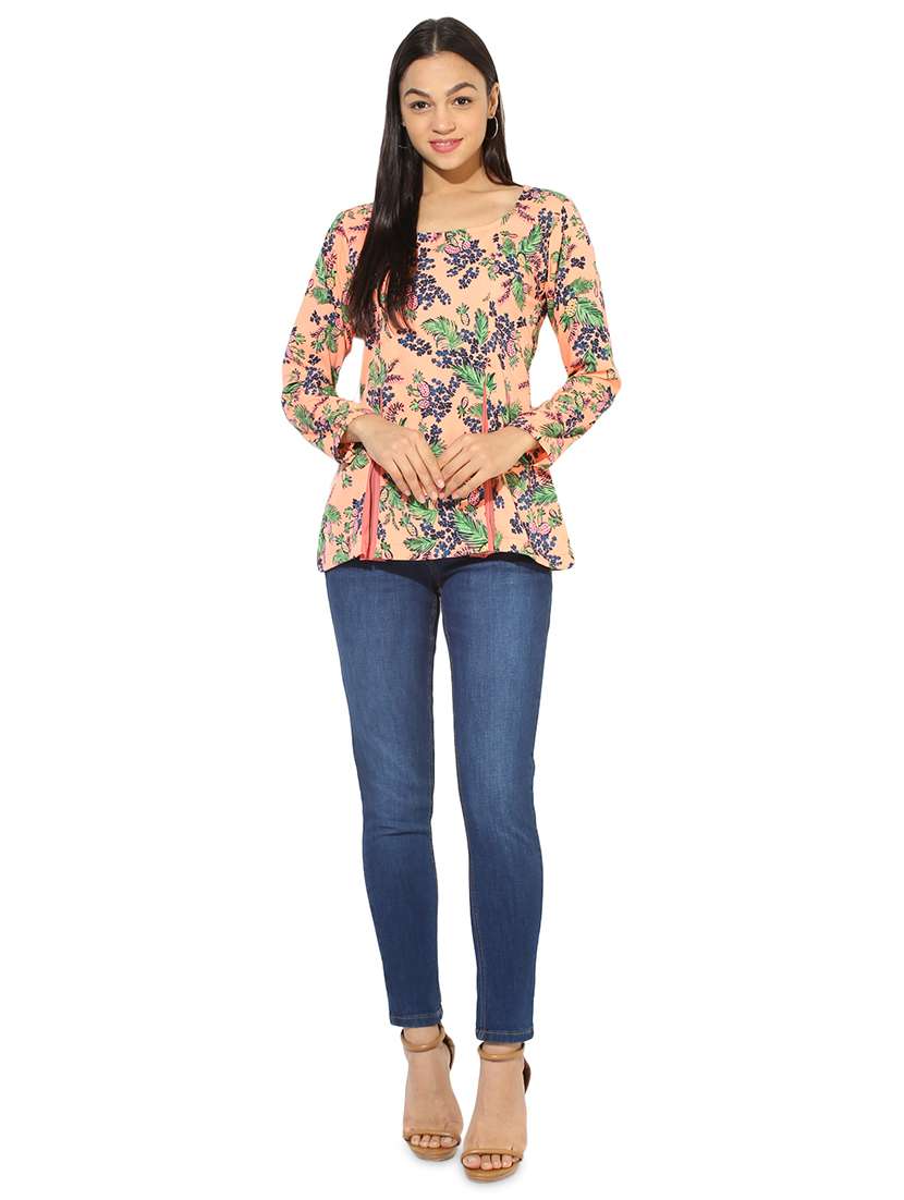 women's a line square neck top - 18287722 - Standard Image - 3