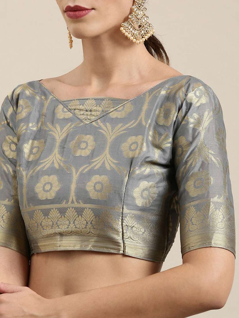 women's banarasi saree - 18288666 -  Standard Image - 3