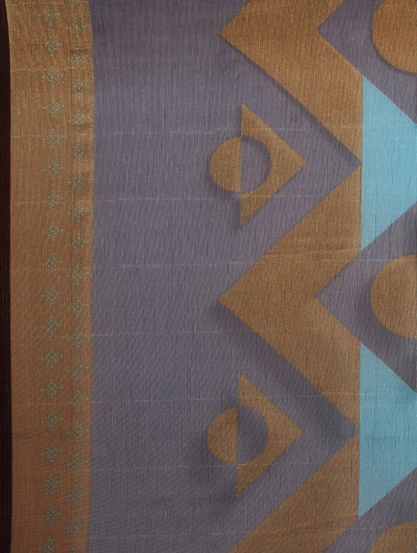 turquoise chiffon printed saree - 18289014 - Standard Image - 5