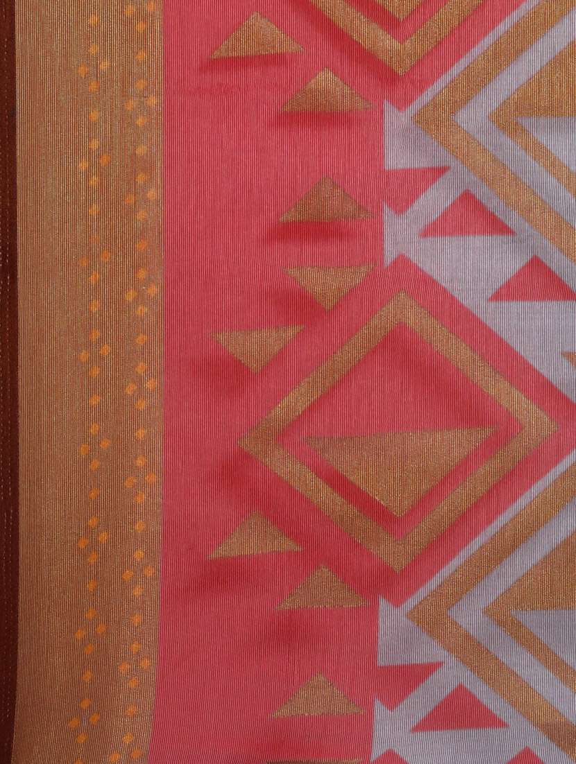 grey chiffon printed saree - 18289019 -  Standard Image - 5