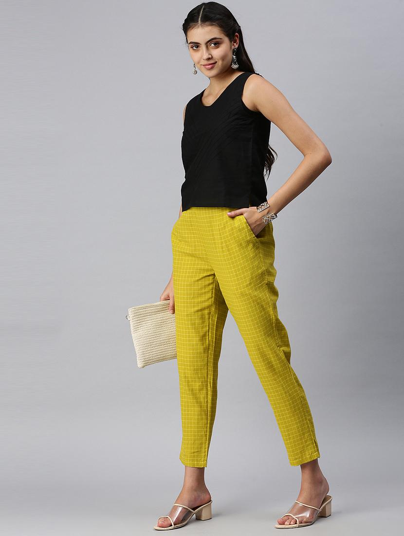 mid rise cigarette pants trouser - 18289796 - Standard Image - 3