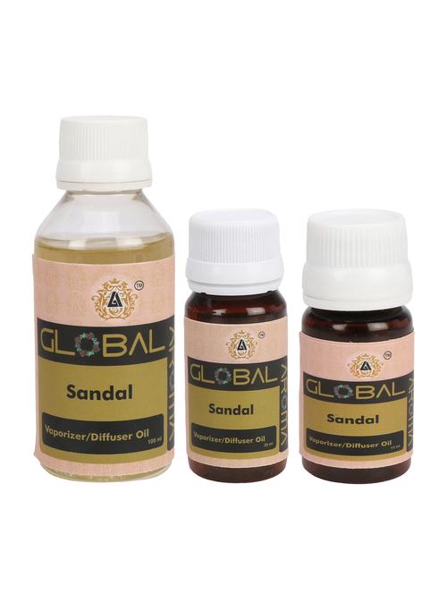 global aroma sandal  aroma oil - 15ml  diffuser oil, candle burner & electric diffuser for home fragrance - 18290005 -  Standard Image - 0