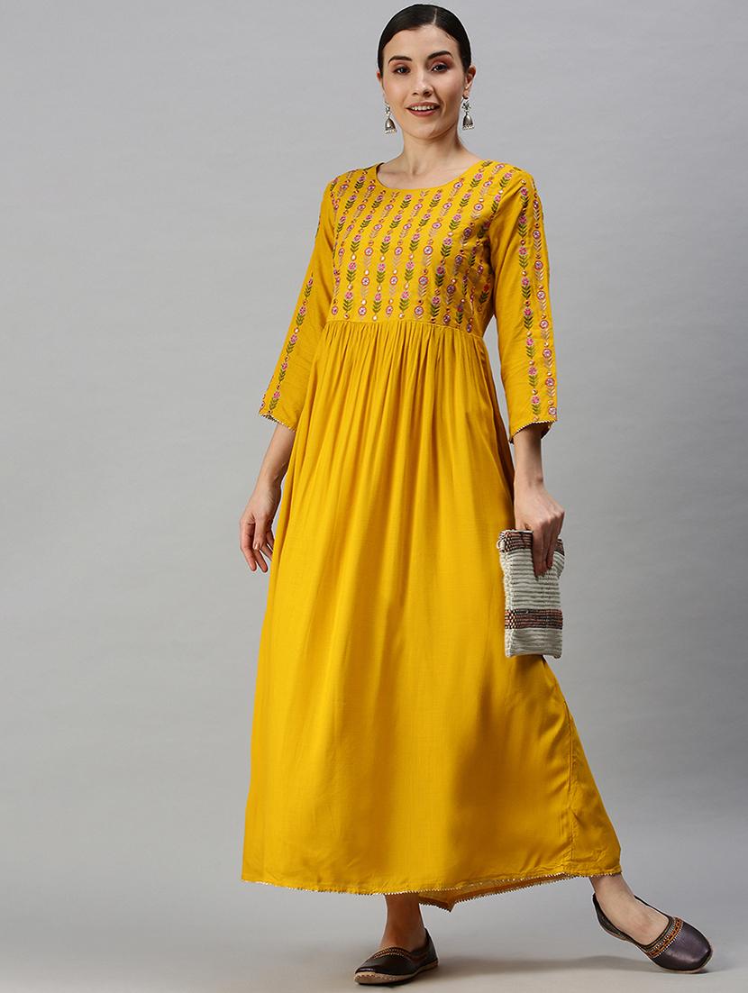 women's anarkali kurta - 18292921 - Standard Image - 3