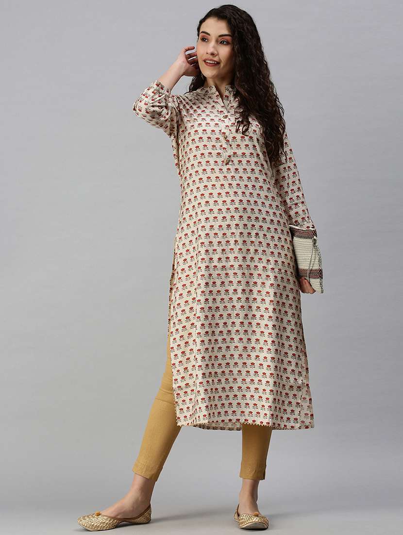 women's straight kurta - 18292926 -  Standard Image - 3