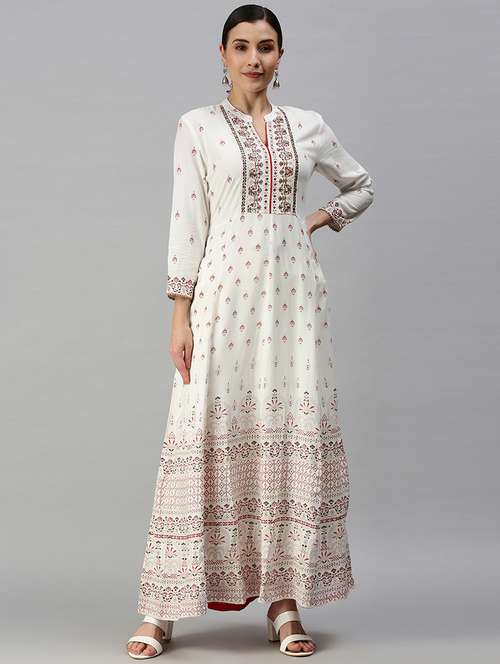 women's flared kurta - 18292938 -  Standard Image - 0