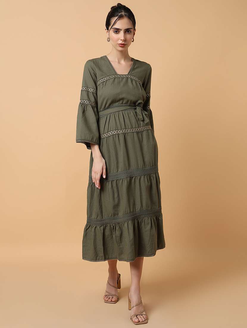 women's tiered kurta - 18292941 - Zoom Image - 0