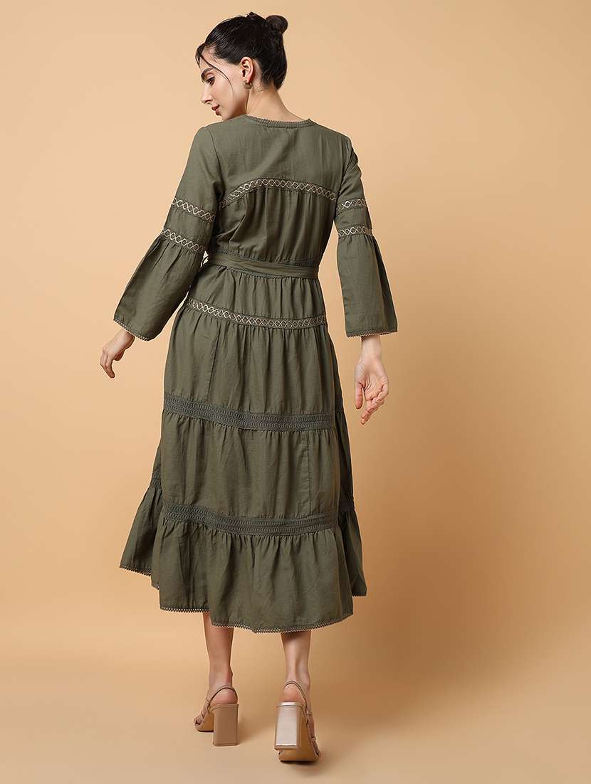 women's tiered kurta - 18292941 - Standard Image - 5