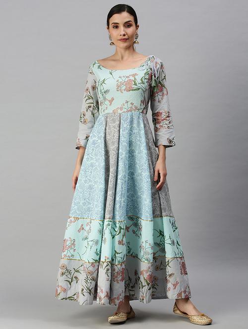 women's flared kurta - 18292955 - Standard Image - 0