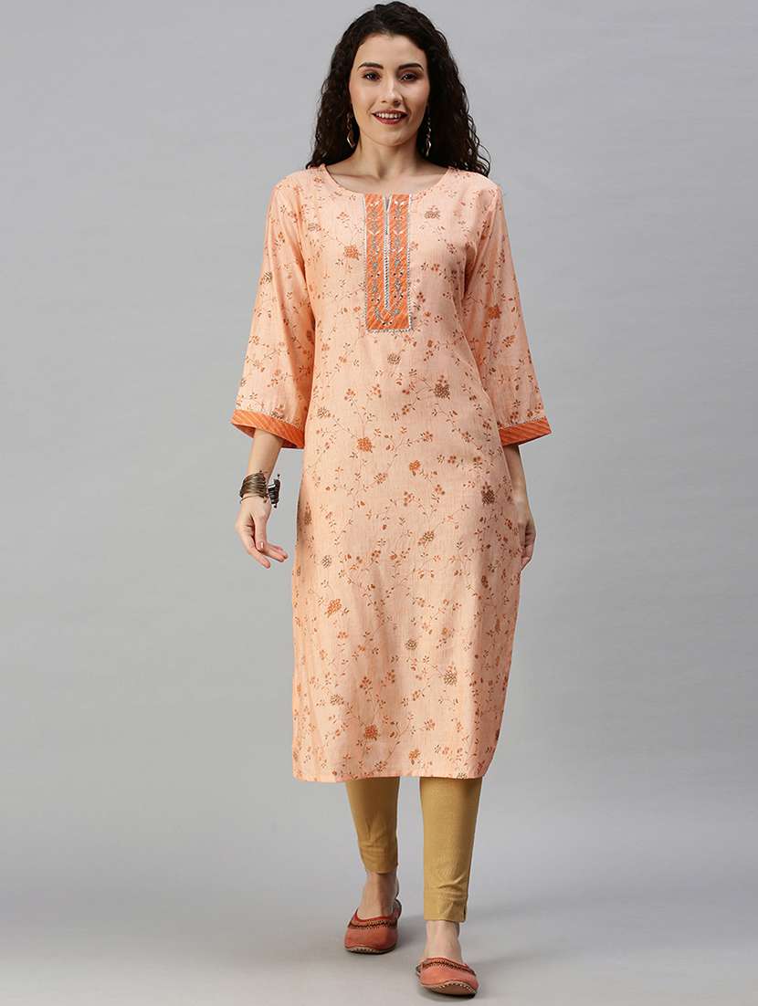 women's straight kurta - 18292985 -  Zoom Image - 0