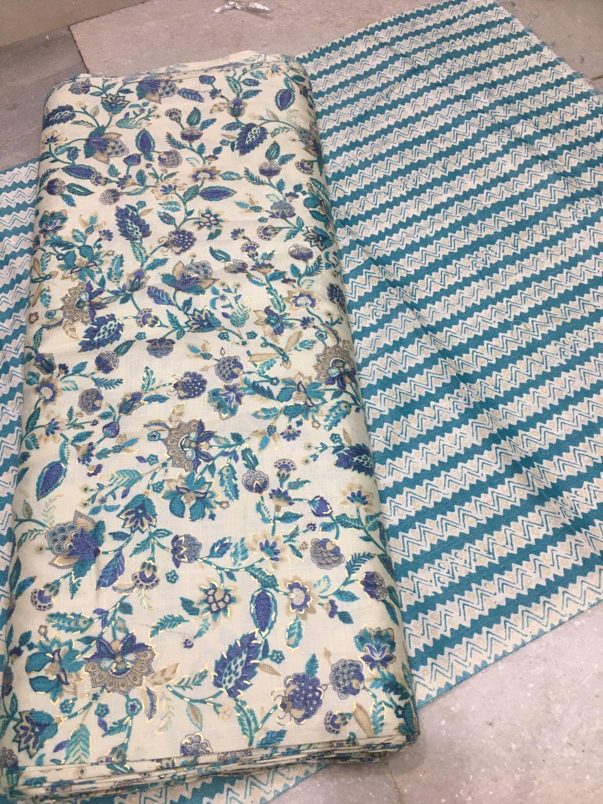 cotton unstitched suit  - 18293575 -  Zoom Image - 0