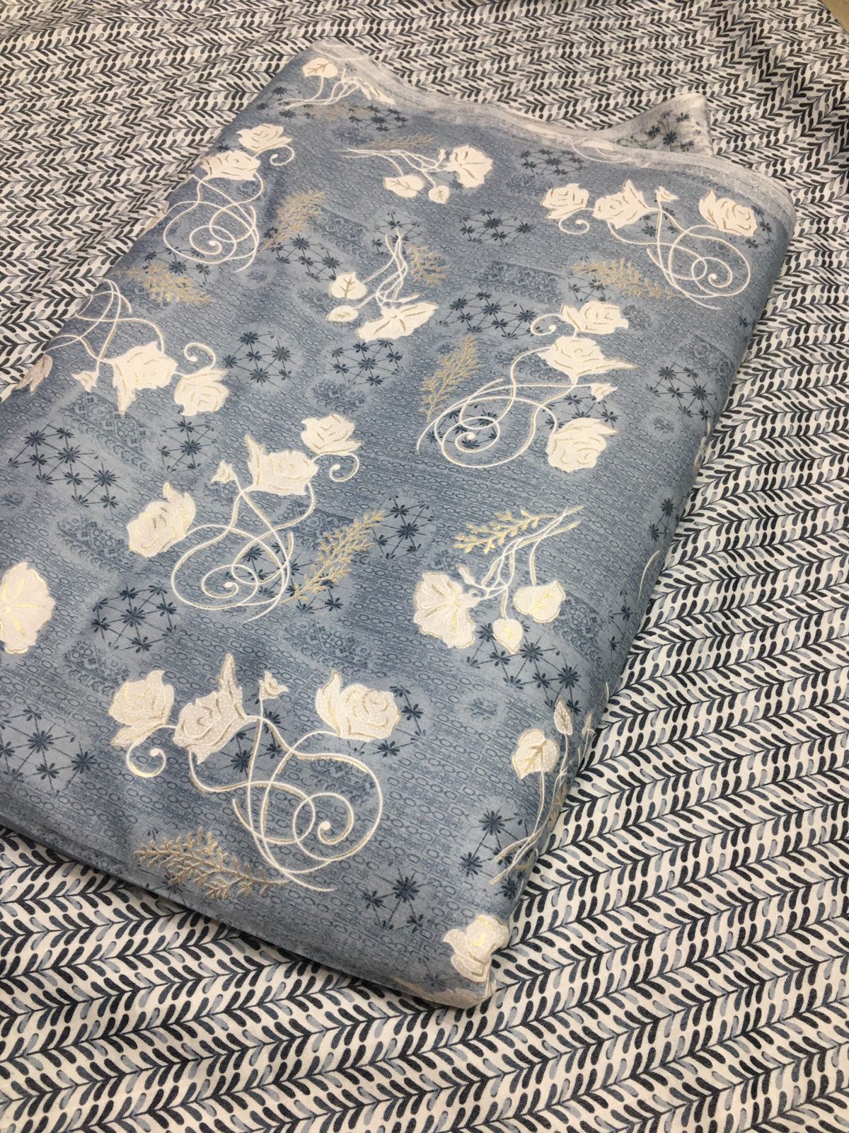 cotton unstitched suit - 18293581 - Zoom Image - 0