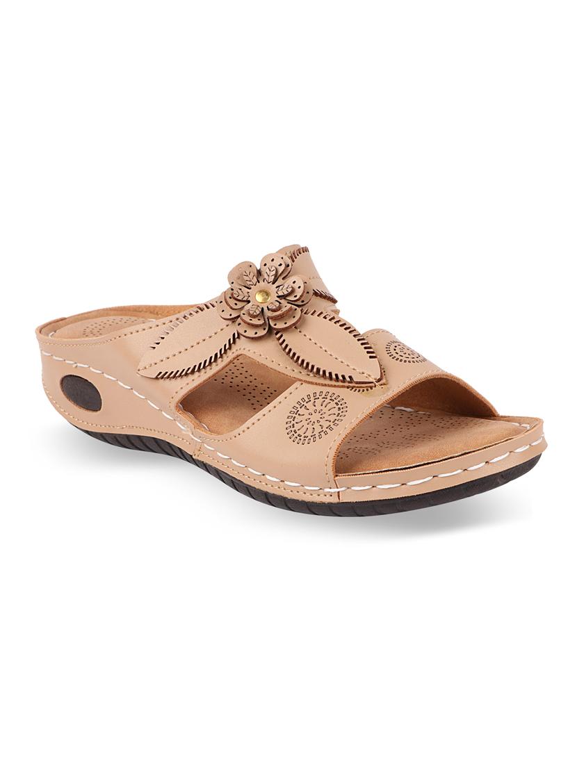 beige synthetic sandals - 18293871 - Zoom Image - 0
