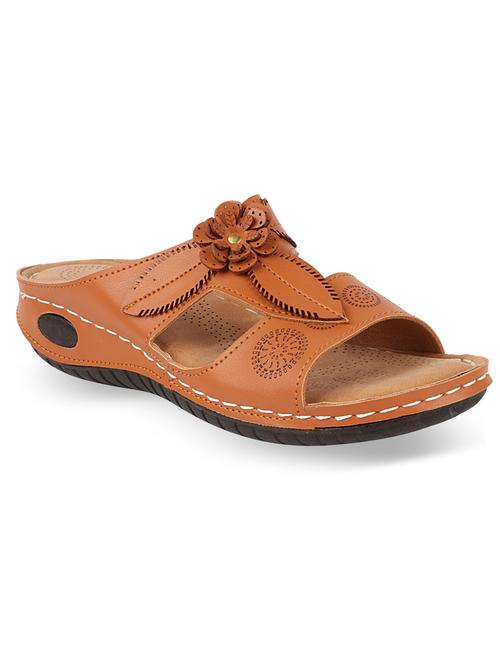 tan synthetic sandals - 18293873 -  Standard Image - 0
