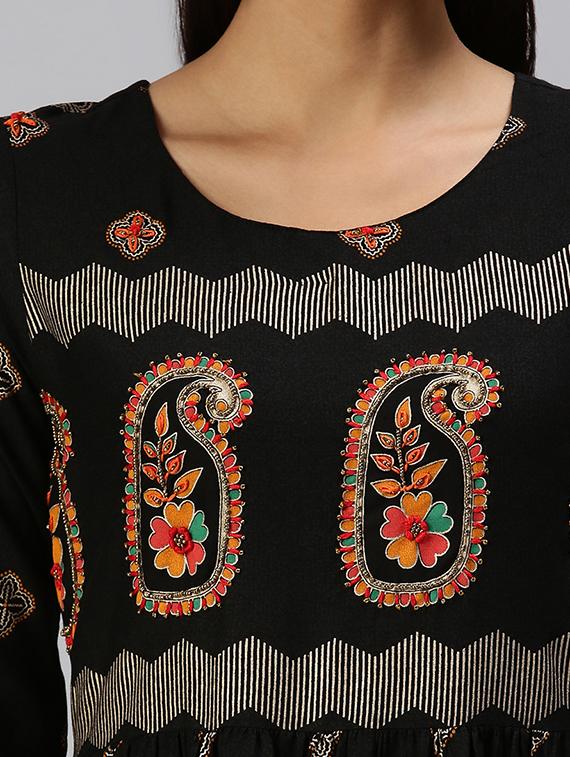 women's flared kurta - 18294541 - Standard Image - 3