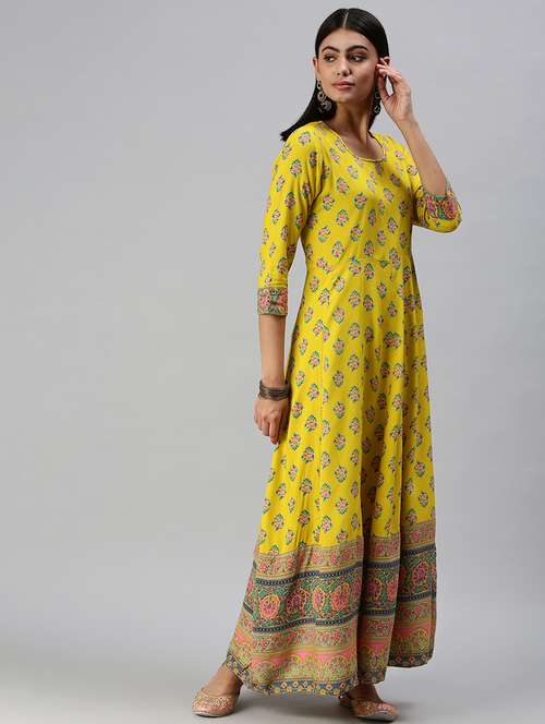 women's flared kurta - 18294553 - Standard Image - 0