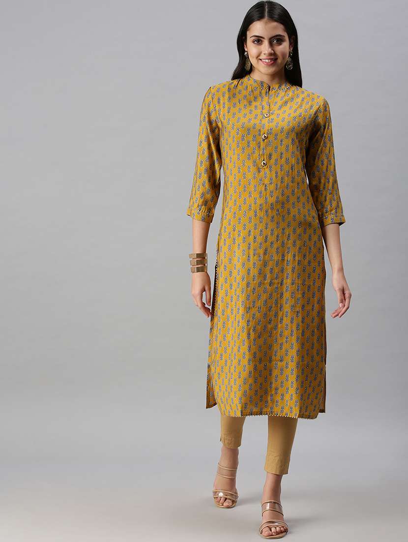 women's straight kurta - 18294569 -  Zoom Image - 0