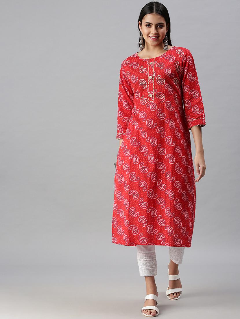 women's straight kurta - 18294575 - Zoom Image - 0