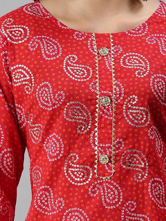 women's straight kurta - 18294575 - Standard Image - 3