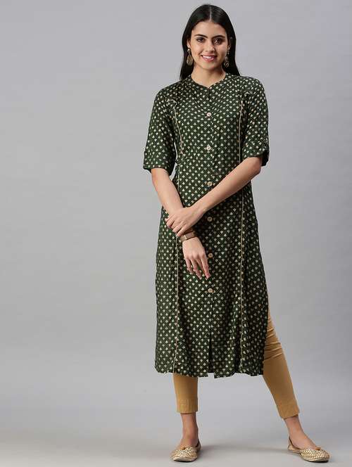 women's straight kurta - 18294577 - Standard Image - 0