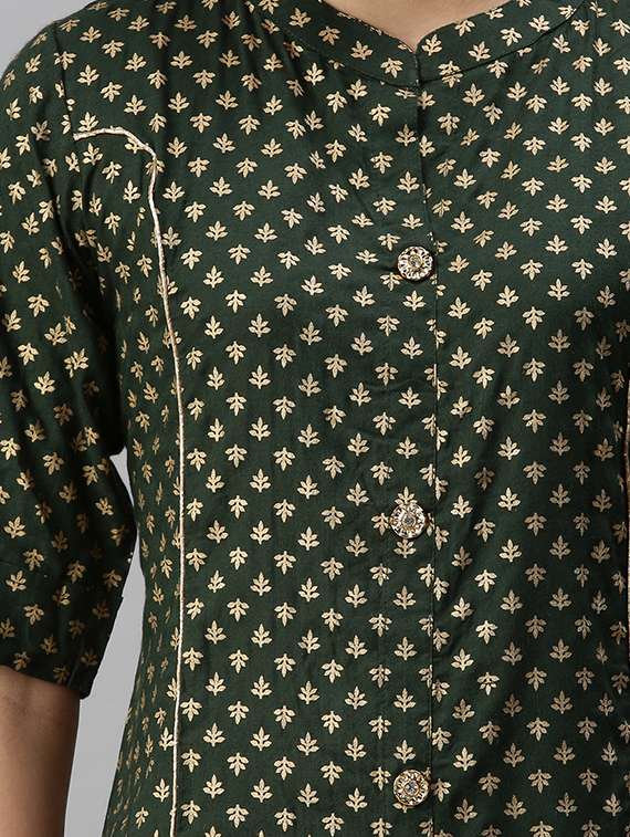 women's straight kurta - 18294577 - Standard Image - 3